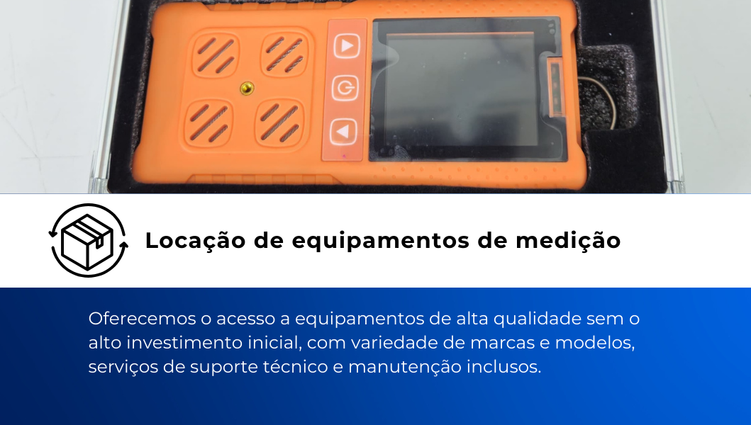 Locação Instrumentos de medição; alugar equipamentos ; aluguel detector gas